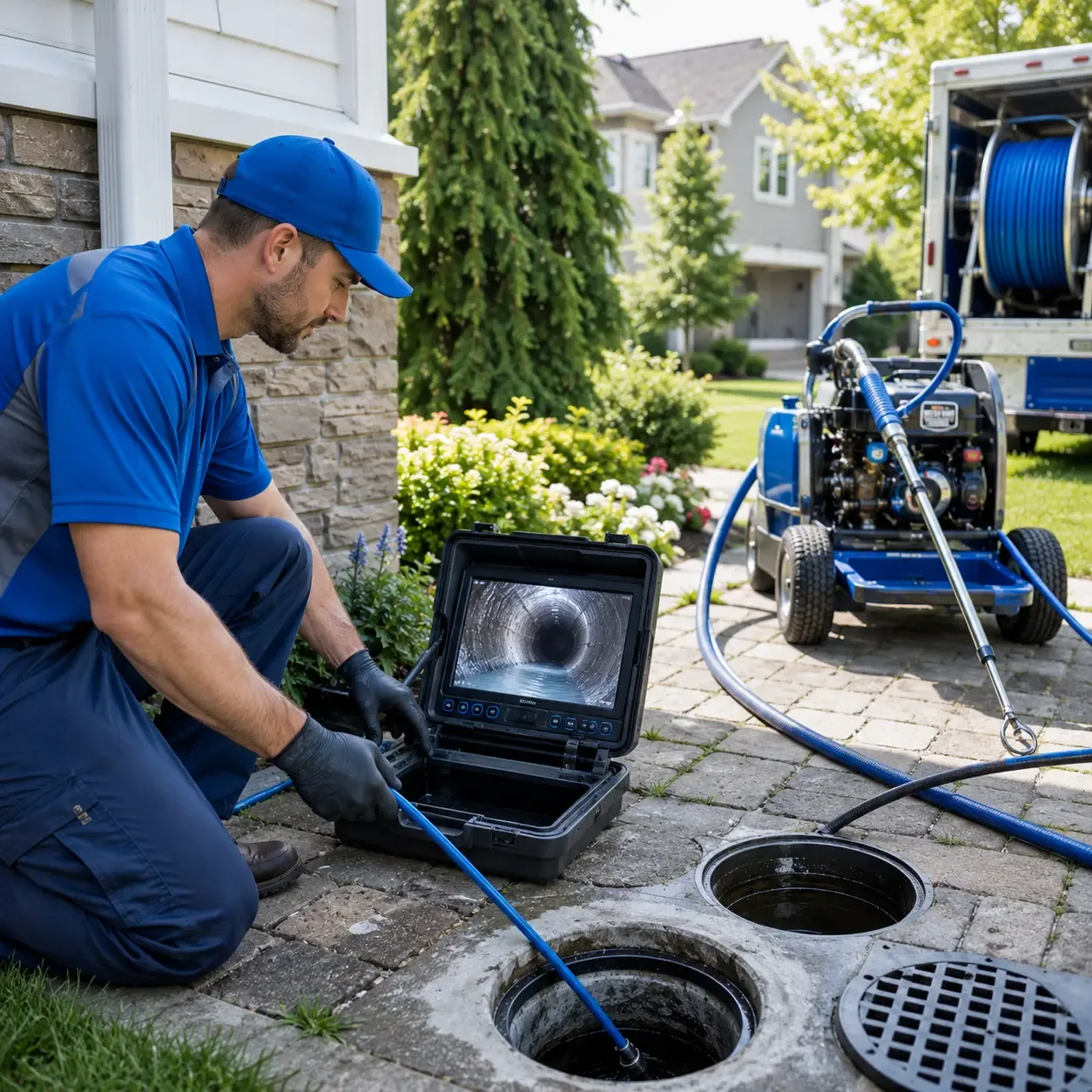 Outdoor drain cleaning professionals serving Lamont, WA